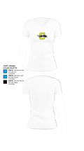 Clay Panthers 80292752 Women's Short Sleeve V-neck Shirt - 18