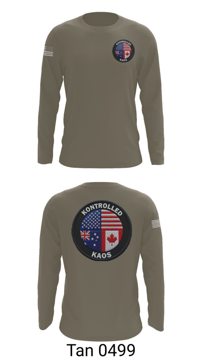 Kontrolled Kaos 4706470 Long Sleeve Performance Shirt 66