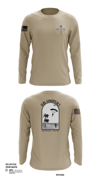 Long Sleeve Performance Shirt, D.B. Coopers, , Teamtime, Team time, sublimation, custom sports apparel, team uniforms, spirit wear, spiritwear, sports uniforms, custom shirts, team store, custom team store, fundraiser sports, apparel fundraiser