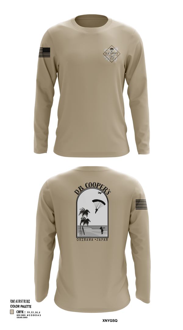 Long Sleeve Performance Shirt, D.B. Coopers, , Teamtime, Team time, sublimation, custom sports apparel, team uniforms, spirit wear, spiritwear, sports uniforms, custom shirts, team store, custom team store, fundraiser sports, apparel fundraiser