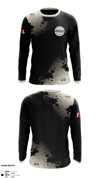 Long Sleeve Rash Guard Shirt, THE ARMORED LEAGUE, Wrestling, Teamtime, Team time, sublimation, custom sports apparel, team uniforms, spirit wear, spiritwear, sports uniforms, custom shirts, team store, custom team store, fundraiser sports, apparel fundraiser