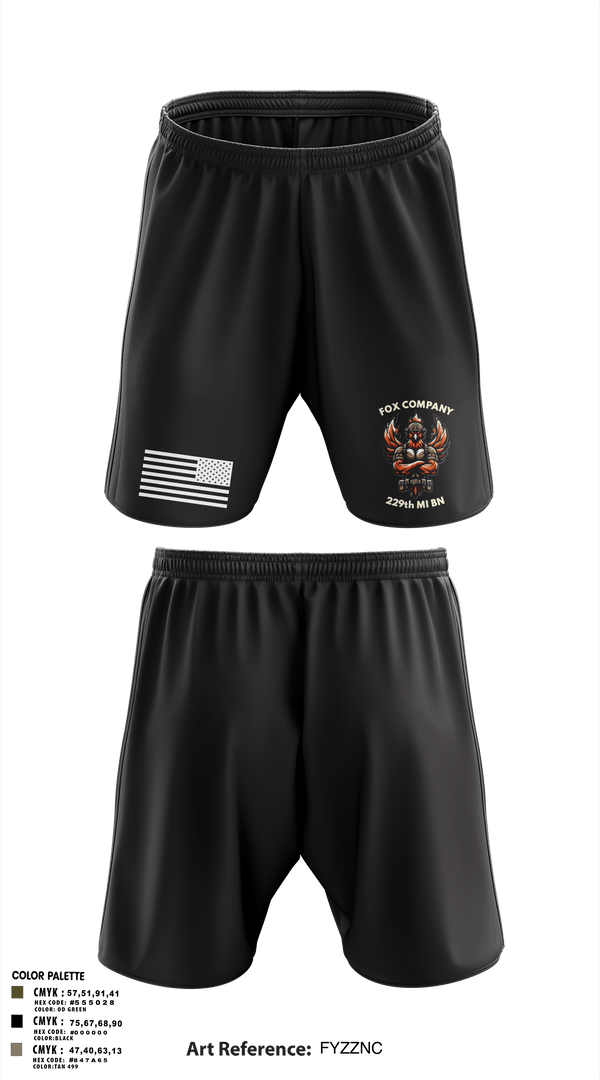 Athletic Shorts With Pockets, F CO, 229th MI BN, , Teamtime, Team time, sublimation, custom sports apparel, team uniforms, spirit wear, spiritwear, sports uniforms, custom shirts, team store, custom team store, fundraiser sports, apparel fundraiser