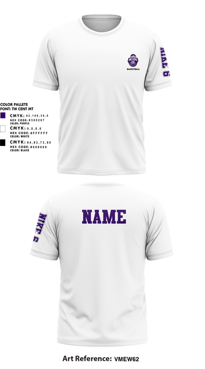 Northwest Magic Basketball 74207630 Short Sleeve Performance Shirt - 21