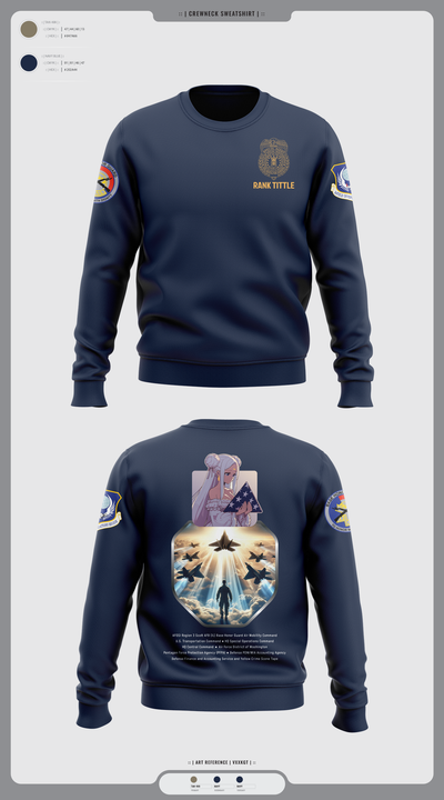 U.S. Air Force Office of Special Investigations Region 3 Base Honor Guard Crew Neck Sweatshirt - 2