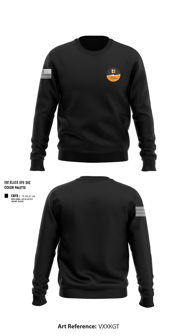 Crew Neck Sweatshirt, Balkan Electric, , Teamtime, Team time, sublimation, custom sports apparel, team uniforms, spirit wear, spiritwear, sports uniforms, custom shirts, team store, custom team store, fundraiser sports, apparel fundraiser