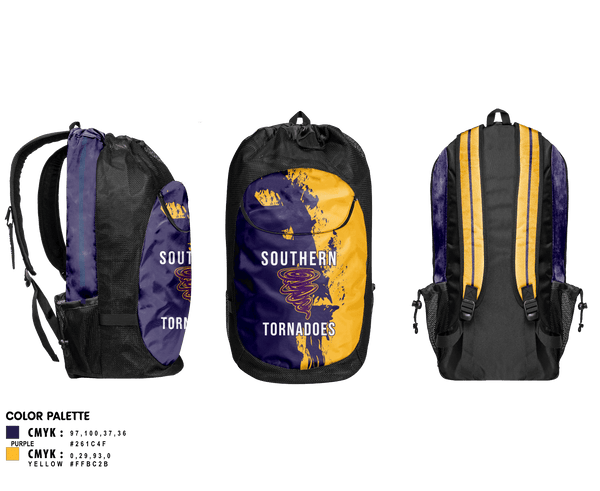 Gear Bag, Southern Middle School Track and Field, Track & Field, Teamtime, Team time, sublimation, custom sports apparel, team uniforms, spirit wear, spiritwear, sports uniforms, custom shirts, team store, custom team store, fundraiser sports, apparel fundraiser