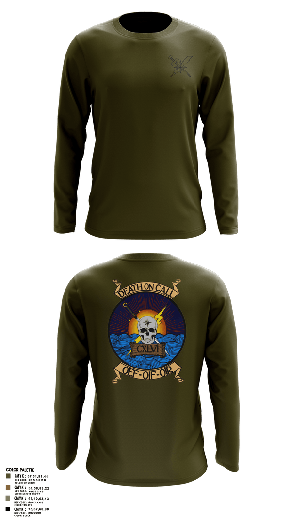 Long Sleeve Performance Shirt, 146th ASOS, Air Force, Teamtime, Team time, sublimation, custom sports apparel, team uniforms, spirit wear, spiritwear, sports uniforms, custom shirts, team store, custom team store, fundraiser sports, apparel fundraiser