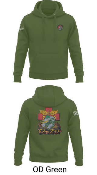 Hoodie, Echo Company 232nd battalion, Army, Teamtime, Team time, sublimation, custom sports apparel, team uniforms, spirit wear, spiritwear, sports uniforms, custom shirts, team store, custom team store, fundraiser sports, apparel fundraiser