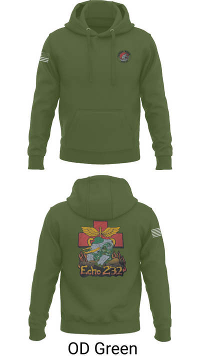 Echo Company 232nd battalion 37509624 Hoodie - 58