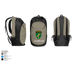 Gear Bag, D Co 436th CA BN, , Teamtime, Team time, sublimation, custom sports apparel, team uniforms, spirit wear, spiritwear, sports uniforms, custom shirts, team store, custom team store, fundraiser sports, apparel fundraiser