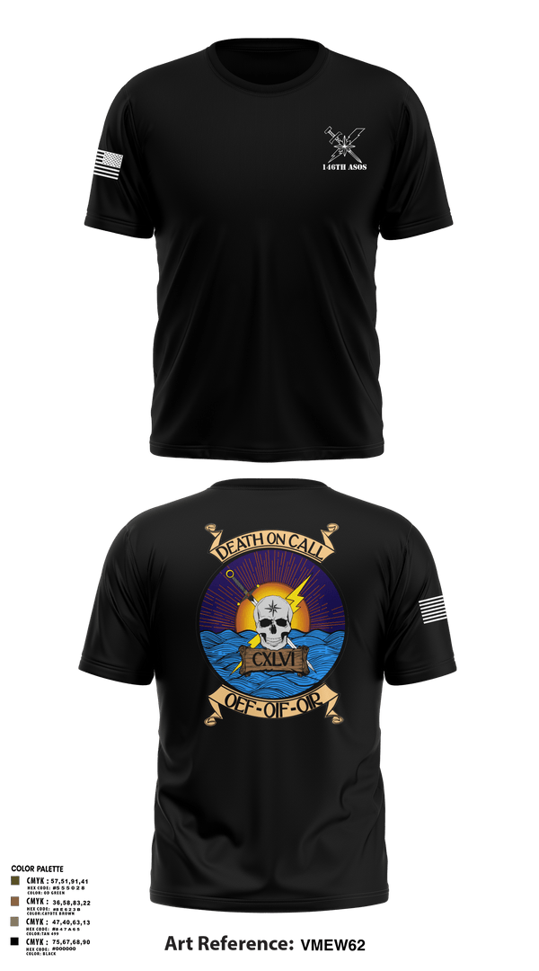 Old School Cotton Feel Shirt, 146th ASOS, Air Force, Teamtime, Team time, sublimation, custom sports apparel, team uniforms, spirit wear, spiritwear, sports uniforms, custom shirts, team store, custom team store, fundraiser sports, apparel fundraiser