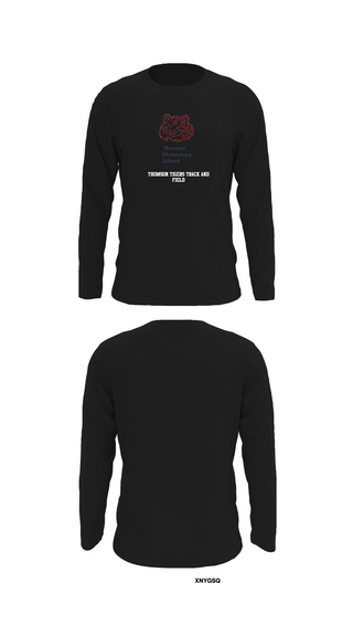 Long Sleeve Performance Shirt, Thomson Tigers Track and Field, Track & Field, Teamtime, Team time, sublimation, custom sports apparel, team uniforms, spirit wear, spiritwear, sports uniforms, custom shirts, team store, custom team store, fundraiser sports, apparel fundraiser