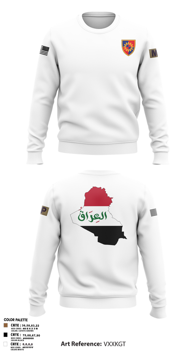 617th MP DET 12589196 Crew Neck Sweatshirt - 5