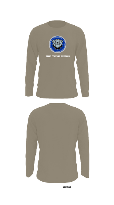 Bravo Company Bulldogs 26926733 Long Sleeve Performance Shirt 72