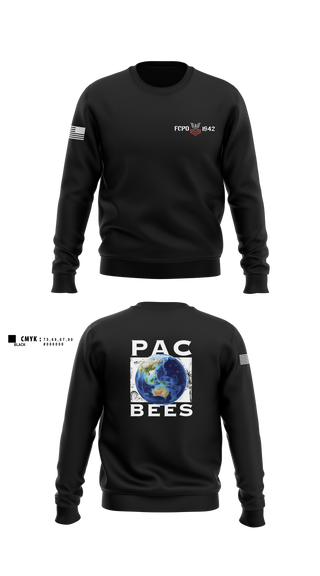 Crew Neck Sweatshirt, NMCB 4, Navy, Teamtime, Team time, sublimation, custom sports apparel, team uniforms, spirit wear, spiritwear, sports uniforms, custom shirts, team store, custom team store, fundraiser sports, apparel fundraiser