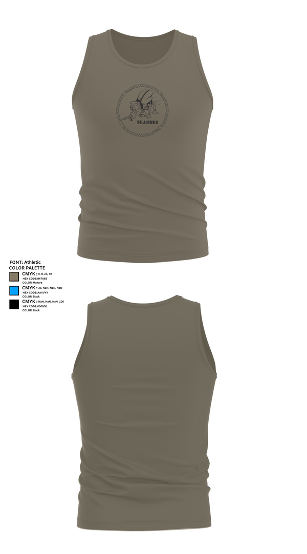 Tank Top, Seabee Wifes, Navy, Teamtime, Team time, sublimation, custom sports apparel, team uniforms, spirit wear, spiritwear, sports uniforms, custom shirts, team store, custom team store, fundraiser sports, apparel fundraiser