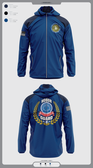 Windbreaker, Twu Local 100 Ceremonial Unit & Honor Guard, , Teamtime, Team time, sublimation, custom sports apparel, team uniforms, spirit wear, spiritwear, sports uniforms, custom shirts, team store, custom team store, fundraiser sports, apparel fundraiser