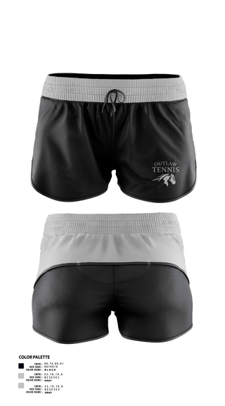 Womens Shorts, Sisters High School Tennis, Tennis, Teamtime, Team time, sublimation, custom sports apparel, team uniforms, spirit wear, spiritwear, sports uniforms, custom shirts, team store, custom team store, fundraiser sports, apparel fundraiser