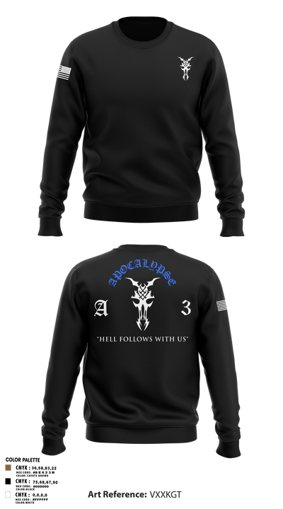 Apocalypse Platoon 49394201 Crew Neck Sweatshirt - 107