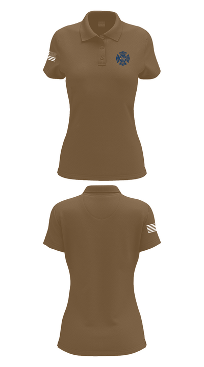 Dalton Fire Department 29083035 Women's Short Sleeve Performance Polo  - 15