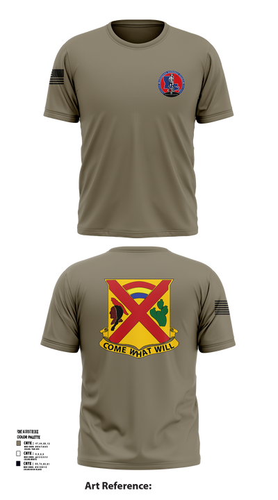 Charley troop 2-108 CAV 33316254 Short Sleeve Performance Shirt - 102