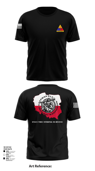Short Sleeve Performance Shirt, 261st BSC CAVEMAN PLT, , Teamtime, Team time, sublimation, custom sports apparel, team uniforms, spirit wear, spiritwear, sports uniforms, custom shirts, team store, custom team store, fundraiser sports, apparel fundraiser