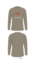 ISA Air base Fire Dept. 19172110 Long Sleeve Performance Shirt 72