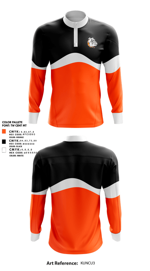Quarter Zip Jacket, Rudyard Senior High School, Spirit Store, Teamtime, Team time, sublimation, custom sports apparel, team uniforms, spirit wear, spiritwear, sports uniforms, custom shirts, team store, custom team store, fundraiser sports, apparel fundraiser