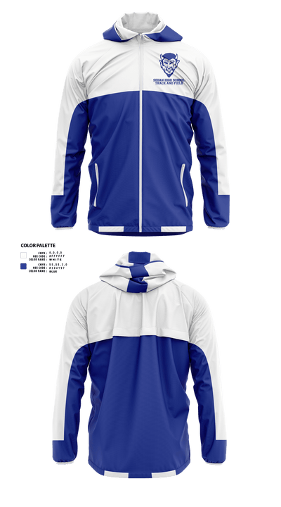 Sedan High School Track and Field 4095095 Windbreaker - 1