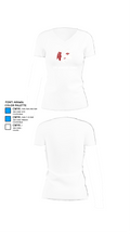 EPC Warriors Tennis 18527481 Women's Short Sleeve V-neck Shirt - 18