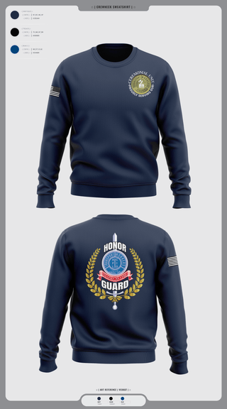 Crew Neck Sweatshirt, Twu Local 100 Ceremonial Unit & Honor Guard, , Teamtime, Team time, sublimation, custom sports apparel, team uniforms, spirit wear, spiritwear, sports uniforms, custom shirts, team store, custom team store, fundraiser sports, apparel fundraiser