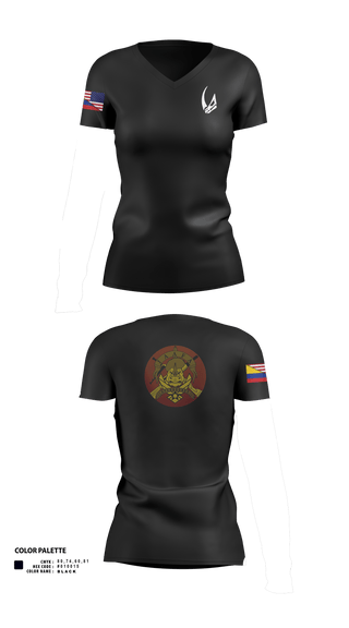 Womens Short Sleeve Vneck Shirt, 837 TRS Rhinos, Air Force, Teamtime, Team time, sublimation, custom sports apparel, team uniforms, spirit wear, spiritwear, sports uniforms, custom shirts, team store, custom team store, fundraiser sports, apparel fundraiser