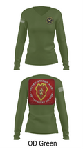 25th infantry division C-Btry 1/8 FA 8241745 Women's Long Sleeve V-neck Shirt - 57
