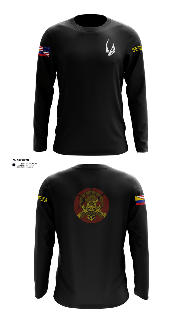 Long Sleeve Performance Shirt, 837 TRS Rhinos, Air Force, Teamtime, Team time, sublimation, custom sports apparel, team uniforms, spirit wear, spiritwear, sports uniforms, custom shirts, team store, custom team store, fundraiser sports, apparel fundraiser