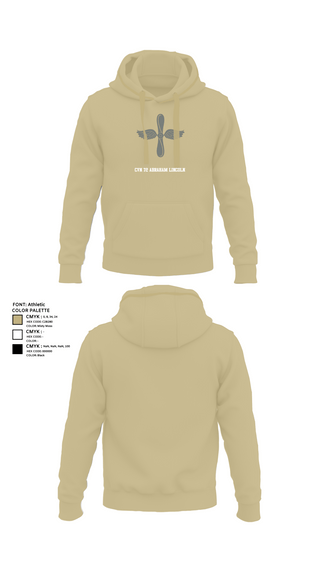 Hoodie, CVN 72 Abraham Lincoln, , Teamtime, Team time, sublimation, custom sports apparel, team uniforms, spirit wear, spiritwear, sports uniforms, custom shirts, team store, custom team store, fundraiser sports, apparel fundraiser