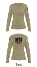 Wpns 1/8 Mortars 40720351 Women's Long Sleeve V-neck Shirt - 98
