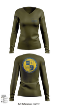 Naval Research Lab 68705363 Women's Long Sleeve V-neck Shirt - 104