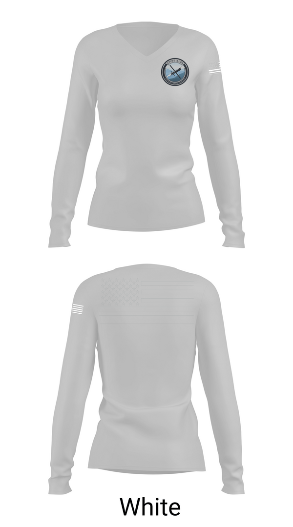 Womens Long Sleeve Vneck Shirt, SPIKE NLOS, , Teamtime, Team time, sublimation, custom sports apparel, team uniforms, spirit wear, spiritwear, sports uniforms, custom shirts, team store, custom team store, fundraiser sports, apparel fundraiser