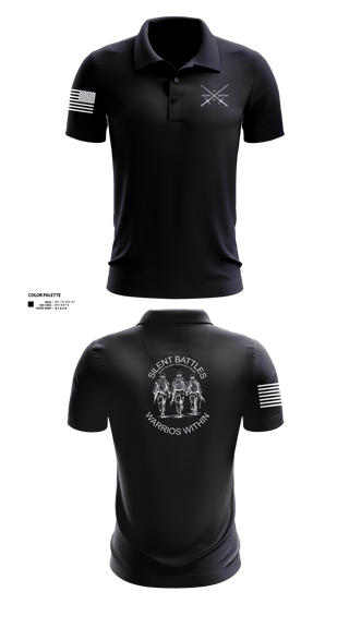 Short Sleeve Performance Polo, Silent Battles, , Teamtime, Team time, sublimation, custom sports apparel, team uniforms, spirit wear, spiritwear, sports uniforms, custom shirts, team store, custom team store, fundraiser sports, apparel fundraiser