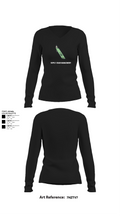 Supply Chain Management 82795963 Women's Long Sleeve V-neck Shirt - 22