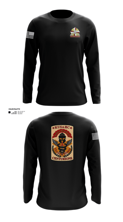 Kirk U.S. Army Health Clinic 36781561 Long Sleeve Performance Shirt 60