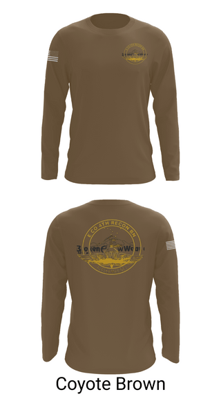 Long Sleeve Performance Shirt, E Co 4th Recon BN, , Teamtime, Team time, sublimation, custom sports apparel, team uniforms, spirit wear, spiritwear, sports uniforms, custom shirts, team store, custom team store, fundraiser sports, apparel fundraiser