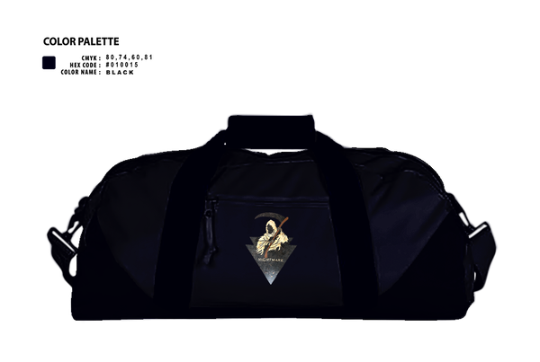 Duffle Bag, Nightmare PLT, , Teamtime, Team time, sublimation, custom sports apparel, team uniforms, spirit wear, spiritwear, sports uniforms, custom shirts, team store, custom team store, fundraiser sports, apparel fundraiser