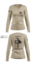 900th QUARTERMASTER 12047177 Women's Long Sleeve V-neck Shirt - 11
