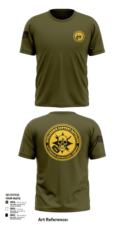 Battlespace Surveillance Company 38169754 Short Sleeve Performance Shirt - 103