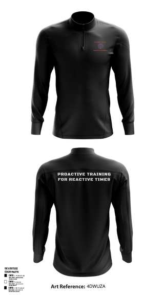 Quarter Zip Jacket, Double Tap Tactics, , Teamtime, Team time, sublimation, custom sports apparel, team uniforms, spirit wear, spiritwear, sports uniforms, custom shirts, team store, custom team store, fundraiser sports, apparel fundraiser