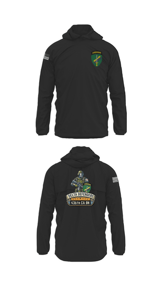 Windbreaker, D Co 436th CA BN, , Teamtime, Team time, sublimation, custom sports apparel, team uniforms, spirit wear, spiritwear, sports uniforms, custom shirts, team store, custom team store, fundraiser sports, apparel fundraiser