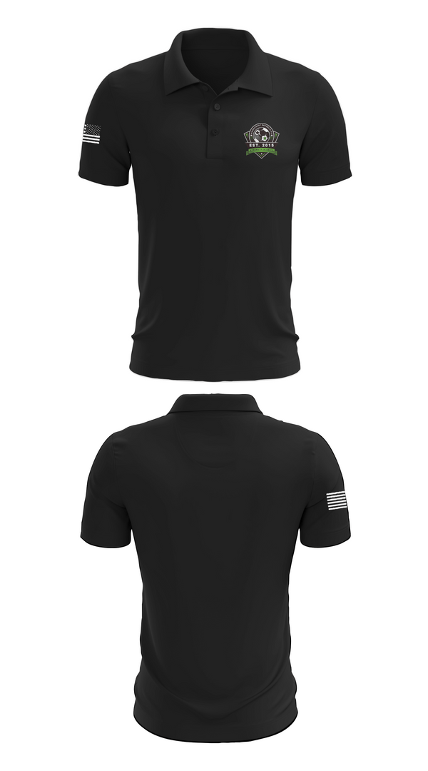 Short Sleeve Performance Polo, Ridgecrest Republic FC, Women's Soccer, Teamtime, Team time, sublimation, custom sports apparel, team uniforms, spirit wear, spiritwear, sports uniforms, custom shirts, team store, custom team store, fundraiser sports, apparel fundraiser
