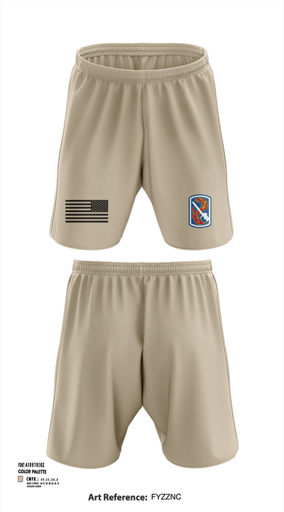 198th Infantry Training Brigade Athletic Shorts With Pockets - 7 (1)