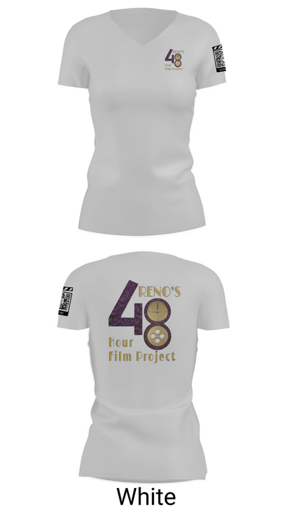 48 Hour Film Project 51622161 Women's Short Sleeve V-neck Shirt - 19